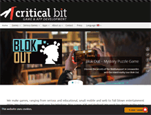 Tablet Screenshot of critical-bit.com